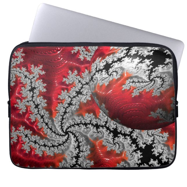 Die Schönheit der Mandelbrots-Laptop-Tasche Laptopschutzhülle (Vorderseite)