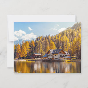 DIE SCHÖNHEIT DER NATUR IM SEE POSTKARTE