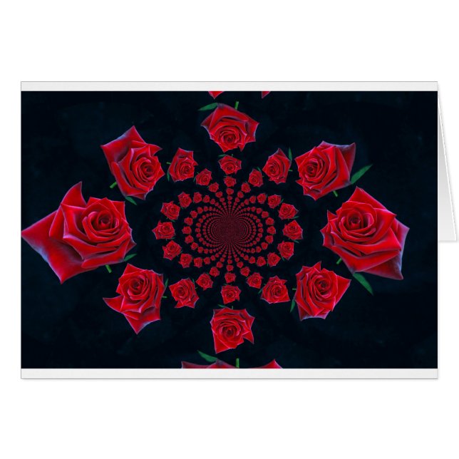 Die Schönheit der Rose: Blumenfantasie (Vorderseite (Horizontal))