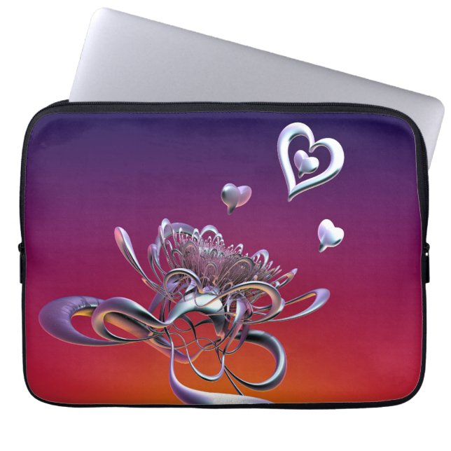 Die Schönheit des Herzens Laptopschutzhülle (Vorderseite)
