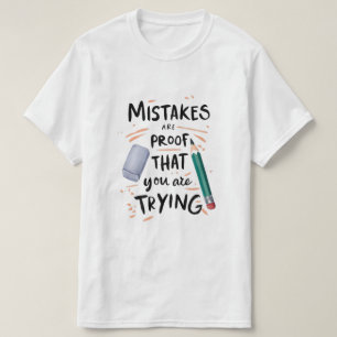 Die Schönheit des Lernens beim Ausprobieren in jed T-Shirt