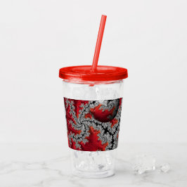 Die Schönheit des Mandelbrots Acrylic Tumbler Acryltrinkbecher