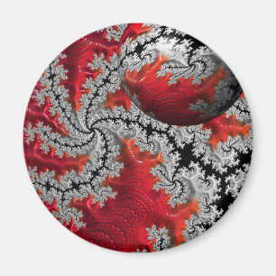 Die Schönheit des Mandelbrots Magnet