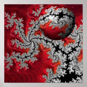Die Schönheit des Mandelbrots Poster