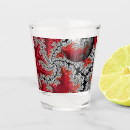 Die Schönheit des Mandelbrots-Shotglases Schnapsglas
