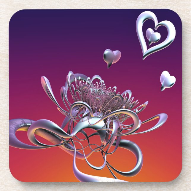 Die Schönheit des Untersetzer Herz (Vorderseite)