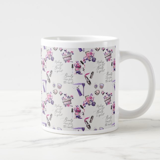 Die Schönheit kommt aus dem Innern Jumbo-Tasse (Rechts)