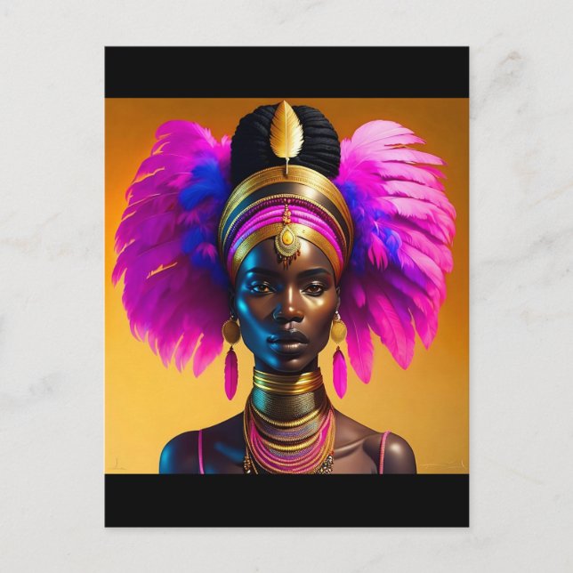 die Schönheit Postkarte (Vorderseite)