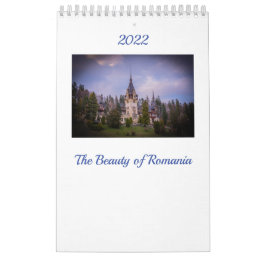 Die Schönheit Rumäniens, Single Page Calendar Kalender