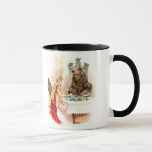Die Schönheit und die Tasse des Brotes