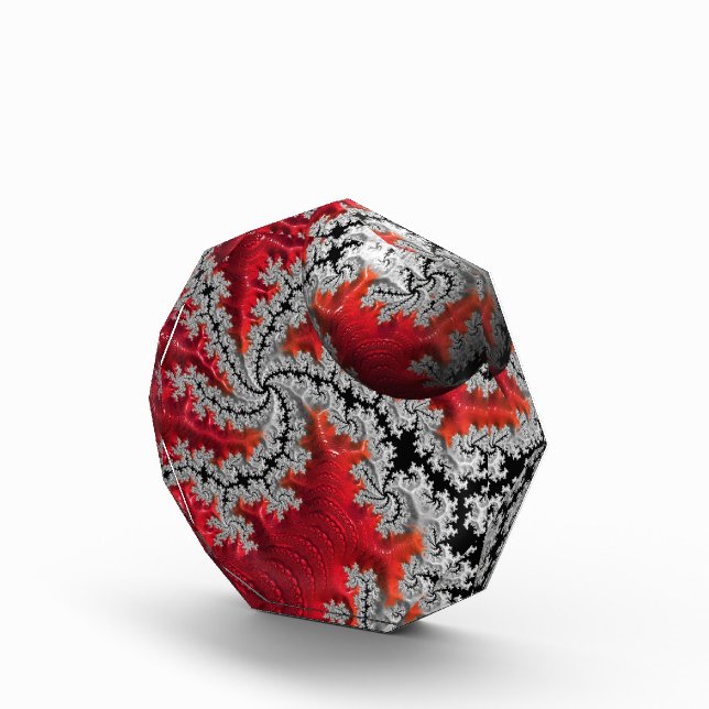 Die Schönheit von Mandelbrots Acrylblock Fotoblock (Rechts)