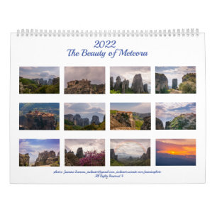 Die Schönheit von Meteora - großer Kalender