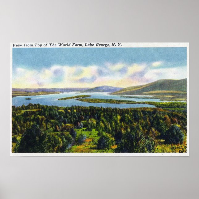 Die schönste Aussicht auf den Lago Maggiore Poster (Vorne)