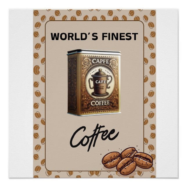 Die schönste Capfe Coffee World Poster (Vorderseite)