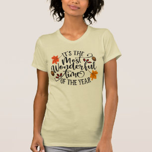 Die schönste Zeit des Jahres Herbstliebhaber T-Shirt