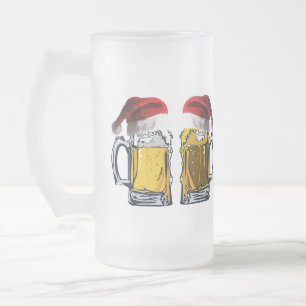 Die schönste Zeit für ein Bier Mattglas Bierglas