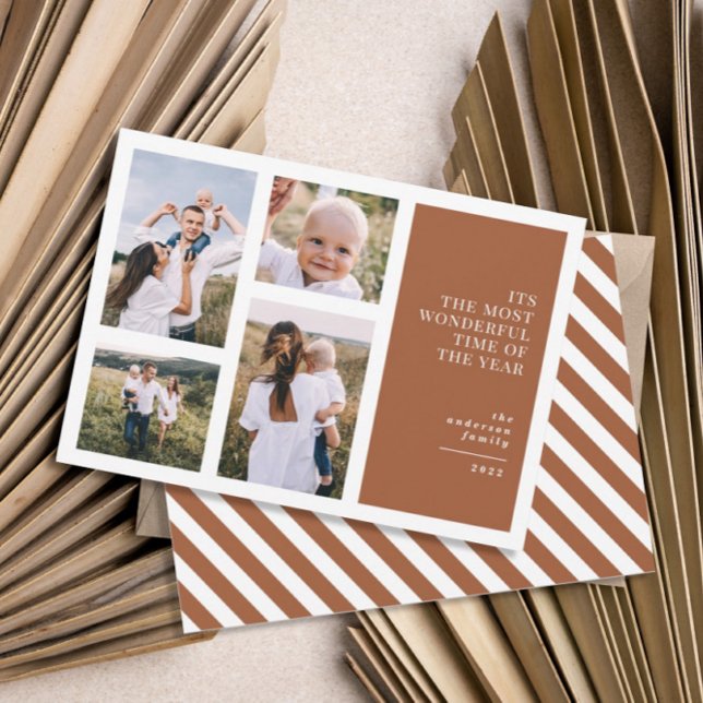 Die schönste Zeit Weihnachten Multi-Foto Ankündigung (Von Creator hochgeladen)