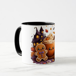 Die schönsten Cartoon-Halloween-Zeichnungen erhalt Tasse
