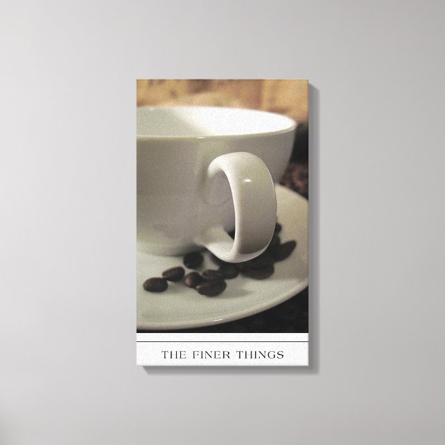 Die schönsten Dinge Leinwanddruck (Vorderseite)