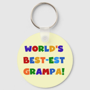 Die schönsten Grampa-Geschenke der Welt in hellen Schlüsselanhänger