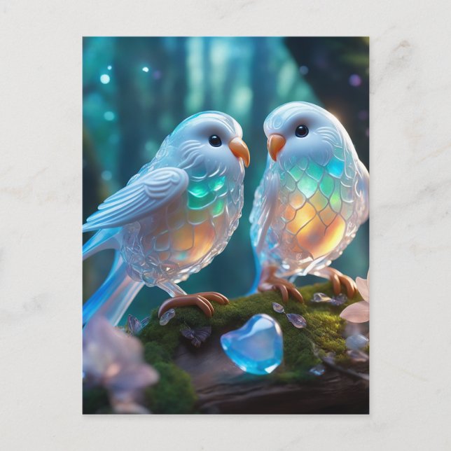 Die schönsten Liebhaber der Welt sind diese Postkarte (Vorderseite)
