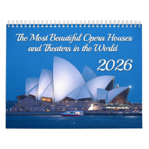 Die schönsten Opernhäuser und Theater Kalender