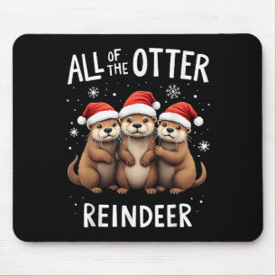 Die schönsten Weihnachtsbauten der Rentiere Santa  Mousepad