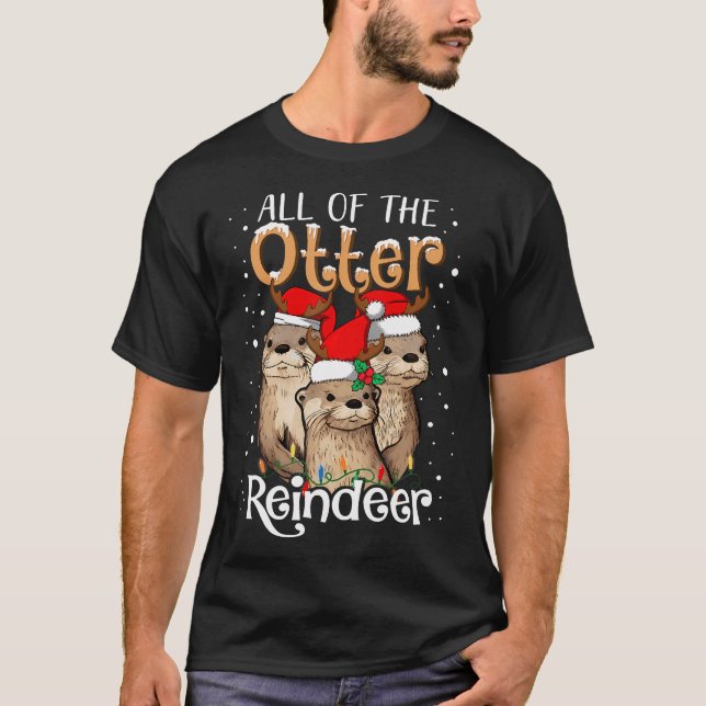 Die schönsten Weihnachtsbauten der Rentiere Santa  T-Shirt (Vorderseite)