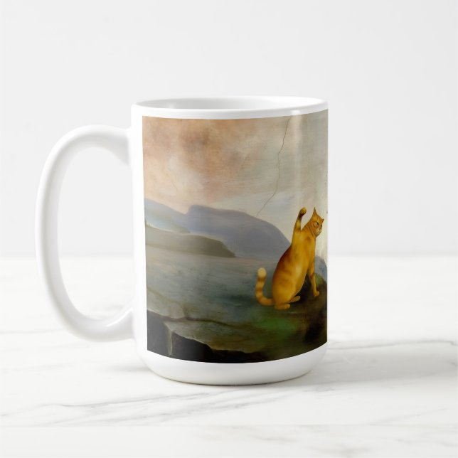 Die Schöpfung der Purrfection Kaffeetasse (Links)
