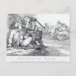 Die Schottung des Palats Postkarte