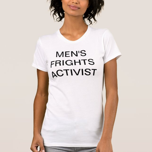 Die Schrecken-Aktivist der Männer T-Shirt (Vorderseite)