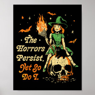 Die Schrecken bleiben lustig Halloween und doch bl Poster