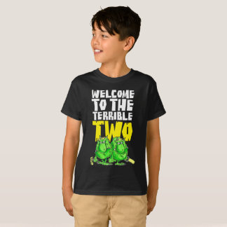 Die schrecklichen zwei dunklen T-Shirt