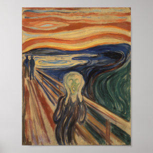 Die Schrei-Malerei - Edvard Munch - 1910 Poster