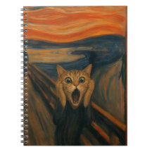 Die schreiende Katze - Klassische Kunstparodie Lus