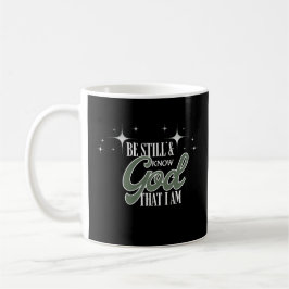 Die Schrift ist still und weiß Kaffeetasse