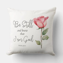 Die Schrift sei still und weiß, dass ich die Blume Kissen