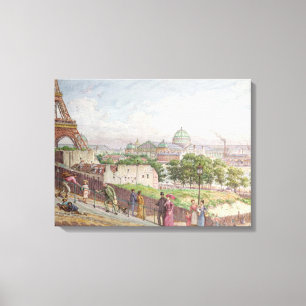 Die Schritte in der Rue Alboni, 1897 Leinwanddruck
