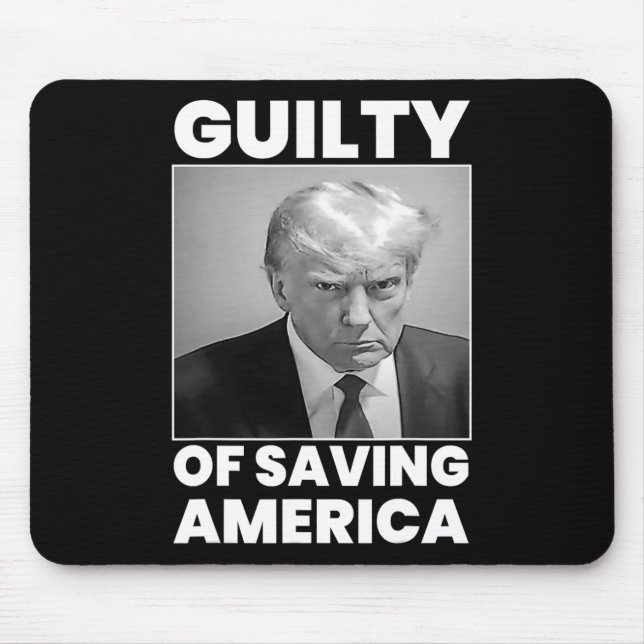 Die Schuld, Amerika Retten Mousepad (Vorne)