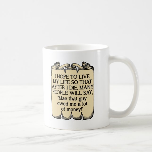 Die Schuldigen lustige Tasse (Rechts)