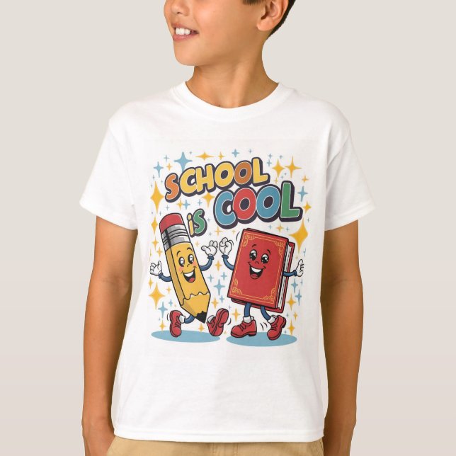 Die Schule ist cool T-Shirt (Vorderseite)