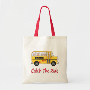 Die Schule ist Cooler Schulbus Tragetasche