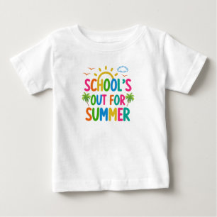 Die Schule ist für den Sommer vorbei Baby T-shirt