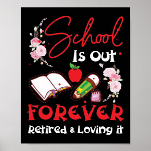 Die Schule ist für immer außer Betrieb, wenn der Poster