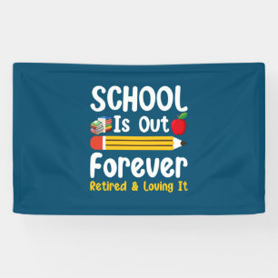 Die Schule ist für immer müde und liebt es Banner