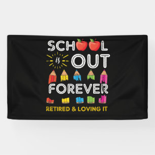 Die Schule ist für immer müde und liebt es Banner