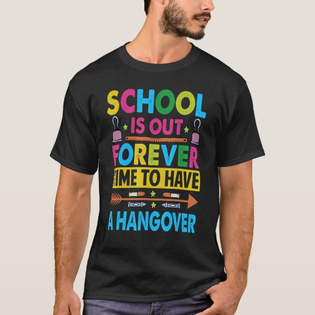 Die Schule ist für immer unterwegs, um einen Hang  T-Shirt (Vorderseite)