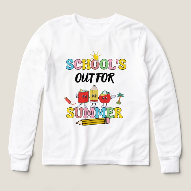 Die Schule ist im Sommer draußen (Design Vorderseite)