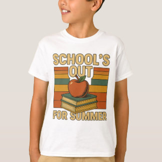 Die Schule ist im Sommer draußen T-Shirt