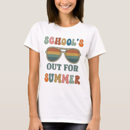 Die Schule ist im Sommer draußen T-Shirt